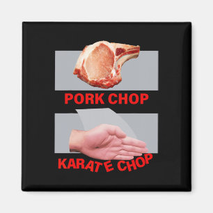 Varkenskarbonaat Karate Klap Hand Vechtkunst Magneet