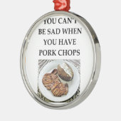 varkenskarbonade metalen ornament (Links)