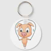 Varkenskiemen Sleutelhanger (Achterkant)