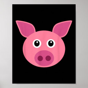 Varkenskostuum Halloween doen alsof in een varken  Poster