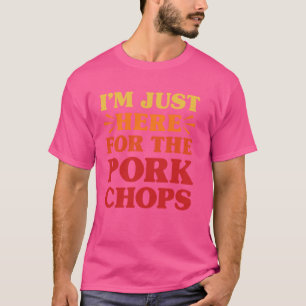 Varkenskoteletten Ik hou van varkenskoteletten Gra T-shirt