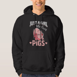 Varkensmeisje Varken Gewoon een meisje dat van va Hoodie