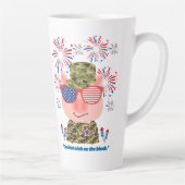 varkensnotering latte mok (Rechts)