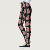 Varkensontwerp zwart leggings (Links)