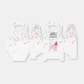 Varkenspartner - Dieren bij geboorte Bedankdoosjes (Uitgevouwen)