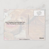 Varkenspasta's en rollen voor worst briefkaart (Achterkant)