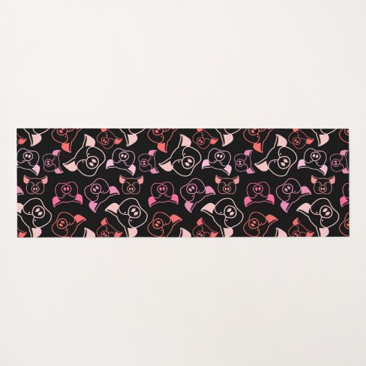 Varkenspatroon Yogamat (Achterkant (horizontaal))