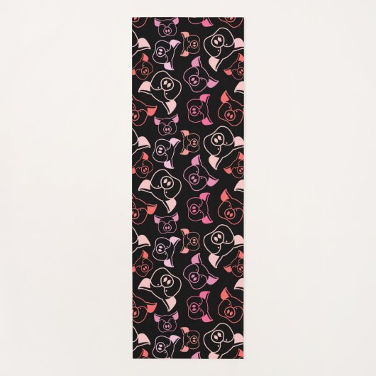 Varkenspatroon Yogamat (Voorkant)