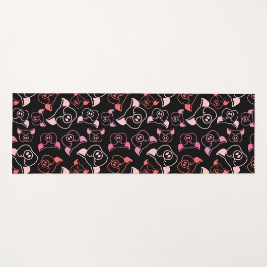 Varkenspatroon Yogamat (Voorkant (horizontaal))