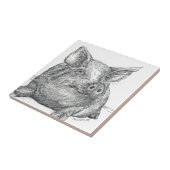 Varkenspiglet Tegeltje (Zijkant)