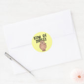 Varkenssoort van Messy TShirts en Gifts Ronde Sticker (Envelop)
