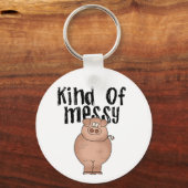 Varkenssoort van Messy TShirts en Gifts Sleutelhanger (Voorkant)