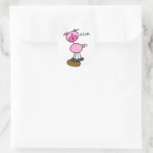 Varkensstok figuur Sticker (Tas)