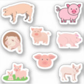 VarkenStickers Sticker (Voorkant)