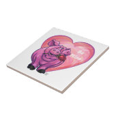 VarkensValentijnsdag Tegeltje (Zijkant)