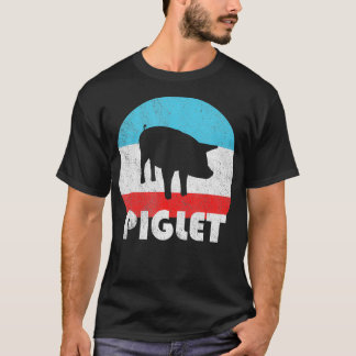 Varkensvarken Retro Silhouet Gift T-shirt