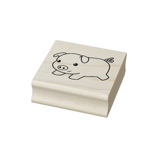 Varkensvarkens lopen 	rubberstempel (Stempel)