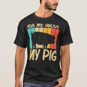 Varkensvarkens Vrouwenvarkenshouderij Boerderij T-shirt (Voorkant)