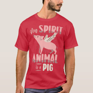Varkensvarkensroze Mannen Vrouwen Varkensgier Boar T-shirt