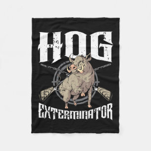 Varkensverdelger Wilde zwijnen Hunter Hog Hunting Fleece Deken