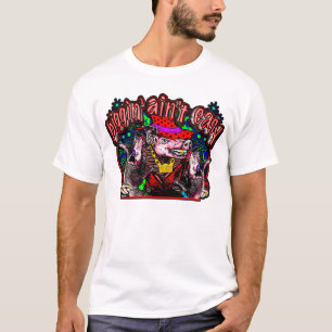 varkensvlees is niet makkelijk t-shirt