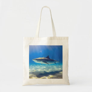 Varkenszwemmen Blauwe Oceaan Water Tote Bag