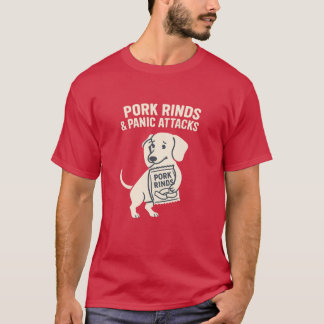 Varkenszwoerden & Paniekaanvallen | Angstige Dachs T-shirt