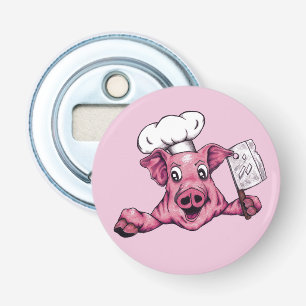 Varkentje de Hamicidale Maniak Cartooneske Varkens Button Flesopener