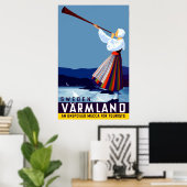 Varmland Zweden Reis Poster (Thuiskantoor)