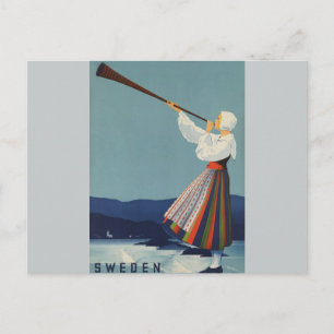 Varmland Zweden - Vintage Travel Briefkaart
