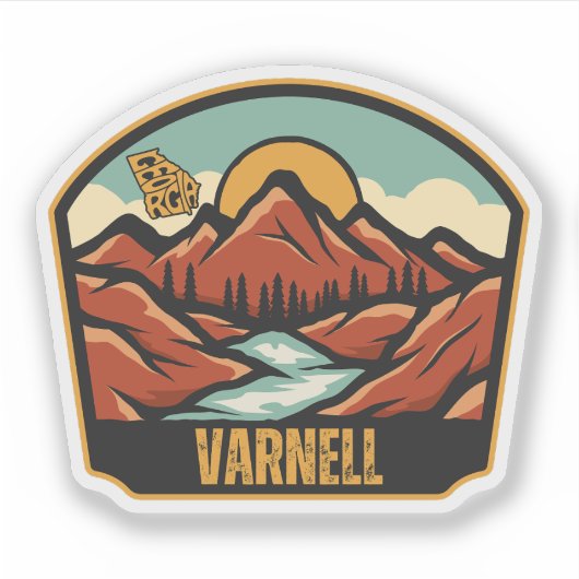 Varnell, Georgia Sticker (Voorkant)