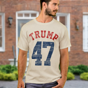  Varsity Donald Trump 47e President 2024 T-shirt