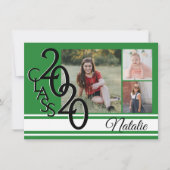 Varsity Green 2020 Afstuderen Tri Foto Kaart (Voorkant)