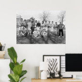 Varsity Lacrosse Team, 1908 Poster (Thuiskantoor)