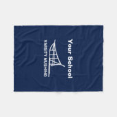 Varsity Mushing Fleece Deken (Voorkant (Horizontaal))