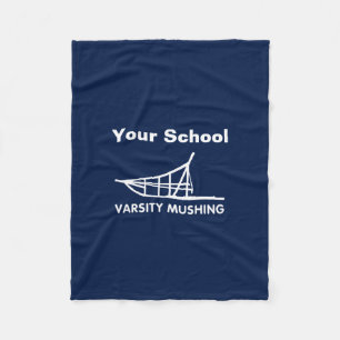 Varsity Mushing Fleece Deken