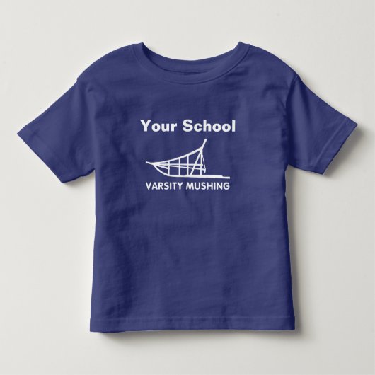 Varsity Mushing Kinder Shirts (Voorkant)