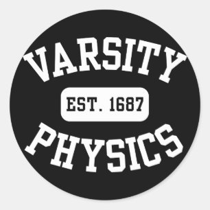 Varsity Physics Ronde Sticker