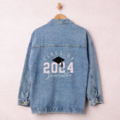 Varsity Stijl Afstuderen Klasse van 2024 Douanenaa Denim Jacket (Hangar)
