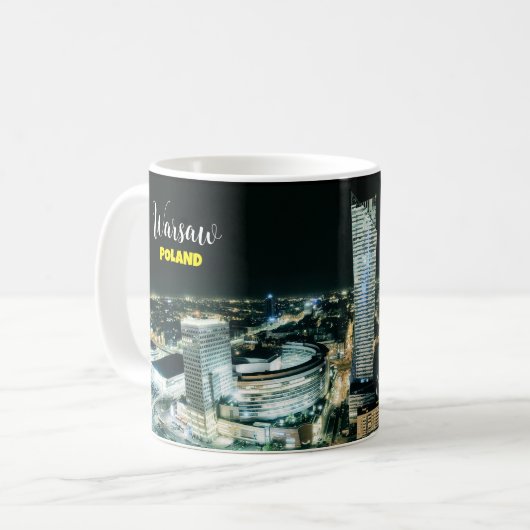 Varsovie Pologne Souvenir Café Mug Cup (Devant gauche)