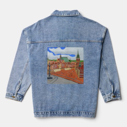 Varsovie, Pologne Veste Denim (Verso)