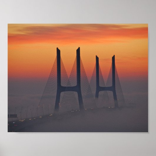 Vasco da Gama Bridge Poster (Voorkant)