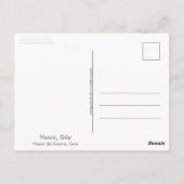 Vasco da Gama, Goa (India) Briefkaart (Achterkant)