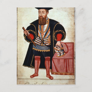 Vasco da Gama , illustratie Briefkaart