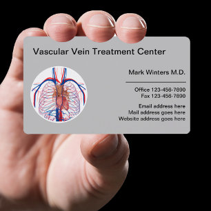 Vasculair veinecentrum en gezondheidscliniek visitekaartje
