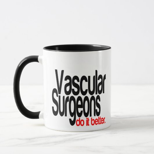 Vasculaire chirurgen doen het beter mok (Links)