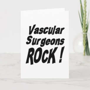 Vasculaire chirurgen rock! Wenskaart Kaart