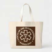 Vasculaire en interventieradiologie grote tote bag (Voorkant)