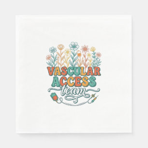 Vascular Access Team Bloem Medisch Shirt Ontwerp_1 Servet