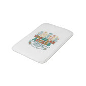 Vascular Access Team Bloemend Medisch Shirtontwerp Badmat (Gekanteld)